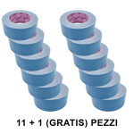 Offerta 11+1 nastro plastificato azzurro per verniciatura larghezza 50...