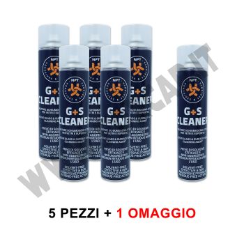 PROMO: 5+1 omaggio pulitore schiumogeno professionale per vetri, superfici non porose e interni veicolo