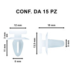 Bottoni fermapannello per modanature laterali e finiture auto Hyundai ...