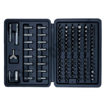 Set di chiavi a inserto da 1/4 in cromo vanadio da 100 pezzi con porta bit e adattatori