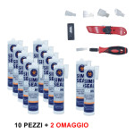 PROMO: 10+2 omaggio adesivi elastici SiMP + Raschietto rimozione sigil...