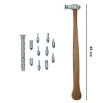 Kit PDR Professionale per la riparazione ammaccature con martello, cun...
