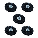 PROMO: 5 dischi abrasivi per trapano da &Oslash; 100 mm per pulizia, max 800...