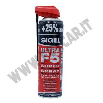 Spray sbloccante, lubrificante e sgrassante professionale Ultra F5 da 500 ml