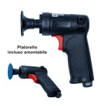 Mini levigatrice pneumatica Carbon &Oslash; 50 mm compatta e leggera