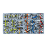 Set chiavi a inserto 108 pezzi in acciaio S2 con finitura nichelata - ...