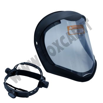 Maschera di protezione per viso professionale con visiera in policarbonato