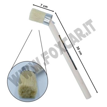Pennello per sapone pneumatici con manico lungo 30 cm