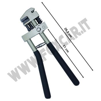 Pinza fora lamiera e flangiatura per lamiere metalliche fino a 1 mm
