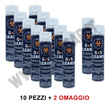 PROMO: 10+2 omaggio pulitore schiumogeno professionale per vetri, superfici non porose e interni veicolo