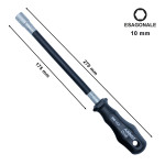 Caccavite a bussola esagonale flessibile da 10 mm