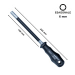 Caccavite a bussola esagonale flessibile da 6 mm