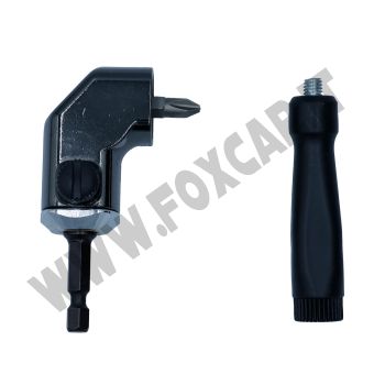 Cacciavite Portainserti angolare 90° con attacco 1/4" magnetico