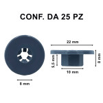 Dado in plastica fissaggio passaruota Ford Fiesta VII e Puma II