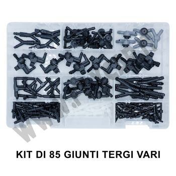 Kit di 85 giunti e deviazioni tergi per impianto tergicristalli