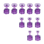 Kit 10 ventose viola PDR per riparazione danni grandine e ammaccature ...