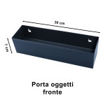 Vaschetta per carrello da officina con gancetti