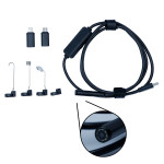 Endoscopio per smartphone con luce e 4 accessori