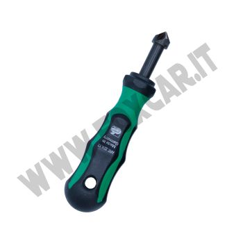 Svasatore per metalli leggeri, plastica e legno da 12 mm con impugnatura ergonomica