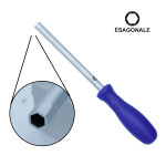 Cacciavite a tubo esagonale da 7 mm in acciaio