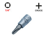 Chiave a bussola con profilo a croce e attacco da 1/4" PH3