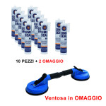 PROMO: 10+2 omaggio adesivi elastici per parabrezza + Ventosa per sost...