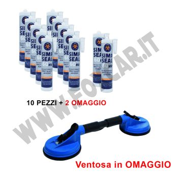 PROMO: 10+2 omaggio adesivi elastici per parabrezza + Ventosa per sostituzione parabrezza