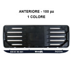 Portatarga anteriore personalizzati in polipropilene (PPL) con listell...