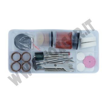 Set di 52 accessori per multiutensile tipo Dremel con albero da 3,2 mm