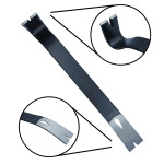 Piede di porco piatto 380 mm, con 2 artigli piatti e fessure per i chi...