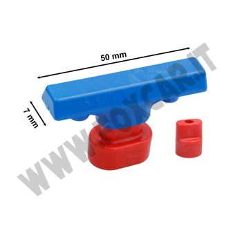 Ventosa levabolli grandine rettangolare 50x7 mm per riparare ammaccature e pieghe