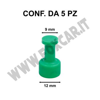 Ventose levabolli rotonde 9 mm  per colla a caldo, per grandine e ammaccature