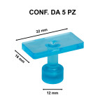 Ventose levabolli rettangolare 16x32 mm per grandine auto
