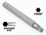 Chiave a inserto TORX da 30 esagono cinque sedicesimi