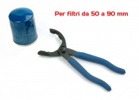 Pinza per filtri olio