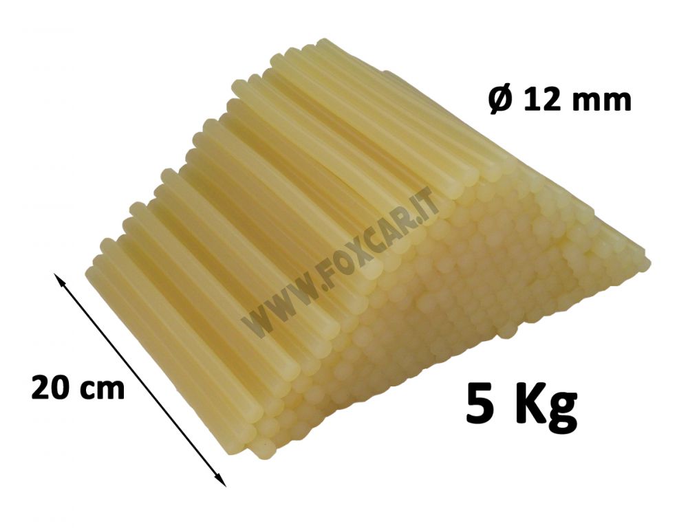 Stick colla a caldo gialla per ventose in plastica 5 kg - VENTOSE GRANDINE  - Foxcar Foxcar