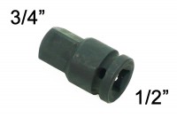 Adattatore aumentatore IMPACT attacco quadro da 1/2" a 3/4"