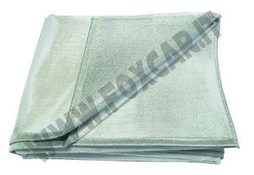 Coperta ignifuga antispruzzo e antiscintille per utilizzo verticale